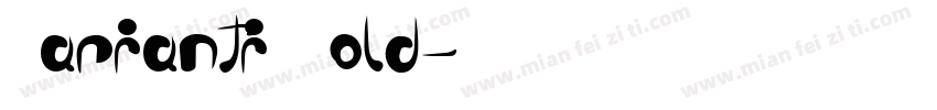 Larianti Bold字体转换